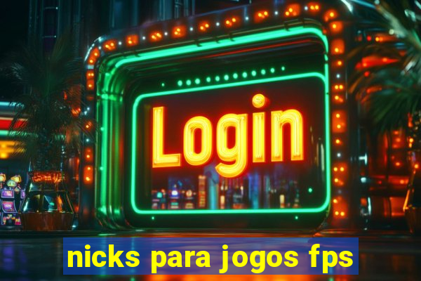 nicks para jogos fps